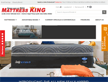 Tablet Screenshot of mattresskinginfo.com
